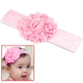Pink Beauty Baby Infant Newborn Cute Flower Lace Tulle Headband Hair Band New