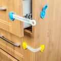10pcs/lot Lengthened bendy Fridge Cabinet Door locks Drawer Plastic Lock