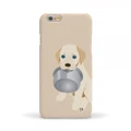 iPhone Samsung Phone Case Hungry Dog BEIGE