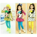 Girl Clothing Dress Long Sleeved Legging Baju Budak Cotton Peplum Kids style Korea Fashion