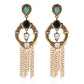 1 Pair Elegant Women Crystal Rhinestone Ear Stud Fashion Earrings