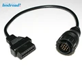 OBD2 14pin To 16pin Car Auto Diagnostic Connector Tool Adapter Cable