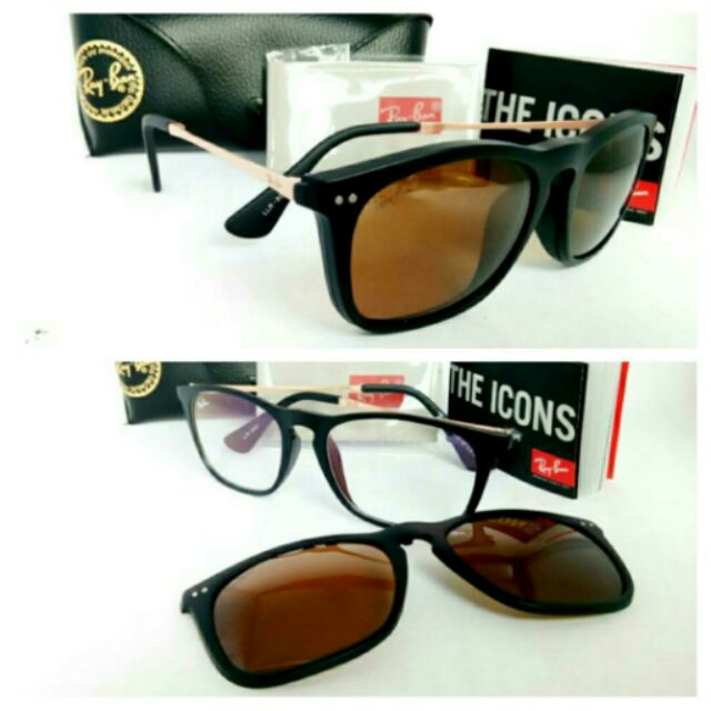 Optical Clip On Brown