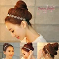 READY STOCK!Lady Hollow Rose Flower Elastic Hair Band