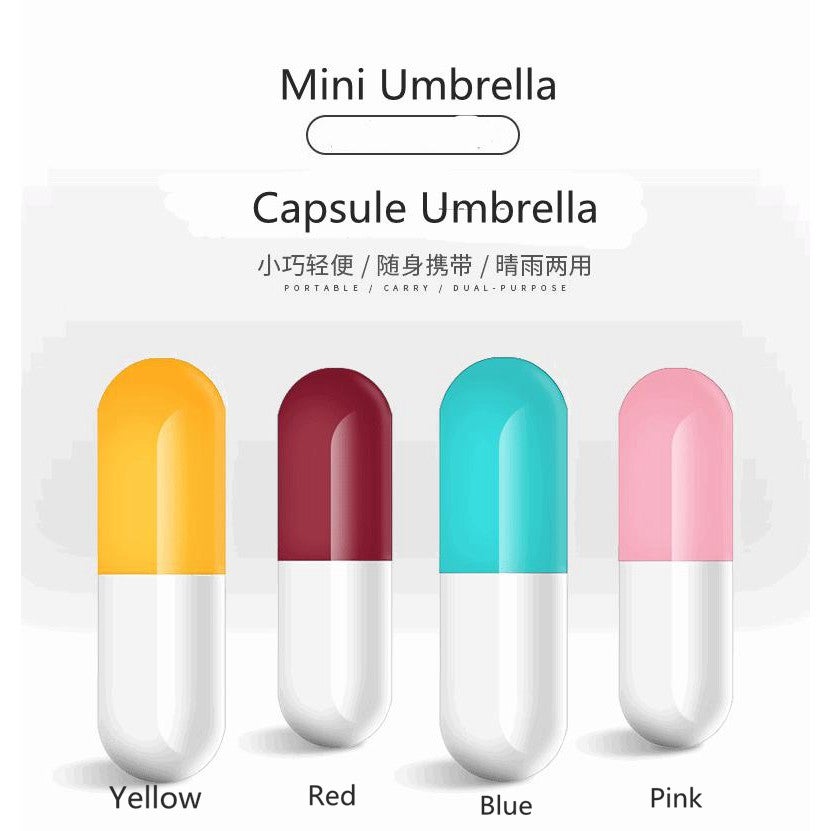 Super Anti-UV And Wind Capsule Umbrella Portable And Folding Umbrella
