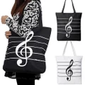 Women Shoulder Bag Canvas Handbag Totes Shopper Fashion Travel Musical Bags