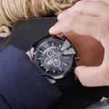 Men's Quartz Clock Stainless Steel Army Military Wrist Watch