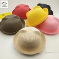 Fashion Girls Boys Straw Hats Summer Baby Sun Hat