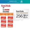SanDisk High Endurance Video MicroSD Card with Adapter Memory Card for CCTV IPTV Dashcam & Camera (32GB/64GB/128GB)