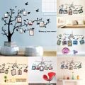 Wall Sticker Decal For Decor Home Family Picture Photo Frame Black Bird Design
