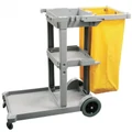 Janitorial Cart with Vinyl Bag (Heavy Duty)