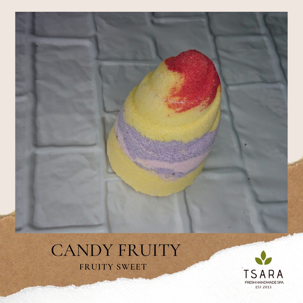 BATHBOMBMALAYSIA by Tsara Candy Fruiti Bath Bomb