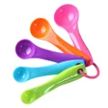 5pcs Food-grade Silicone Kitchen Measuring Spoons Kit Tools