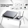 Portable & Foldable laptop table with cooling system