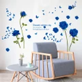 Fashion Rose Flower Removable PVC Wall Sticker Home Decor Room Decal