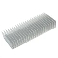 Silver Aluminum Heat Sink For Ic Led Cooler Power Transistor 60X150X25Mm