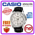 Casio MTP-1375L-7AV Analog Men Watch Leather Chronograph Casual Jam Original