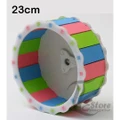 **Ready Stock** ZooG 23cm Wooden Colorful Hamster Wheel