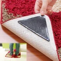 2Pcs Rug Carpet Mat Non Slip Skid Grippers Reusable Washable Silicone Grip