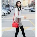 8611 Female Bag PU Waterproof Leather Shoulder Bag casual Sling bag