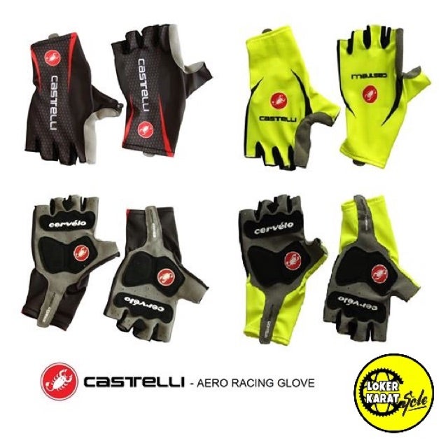CASTELLI AERO RACING GLOVE MTB ROADBIKE CYCLING