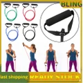 ??Shocking Sale??Body Building Fat Burning Practical Exercise Rubber Tensile Expander Line Resistance Bands Fitness Equipment Pull Rope