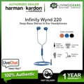Infinity Wynd 220 Stereo In-ear Headphone // AKG Harman JBL K309 Semi Open Stereo Lightweight In Ear Bud Headphones