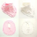Snap Buttons Baby Cotton Bowknot Mouth Saliva Towel Towel Fits Toddlers Children