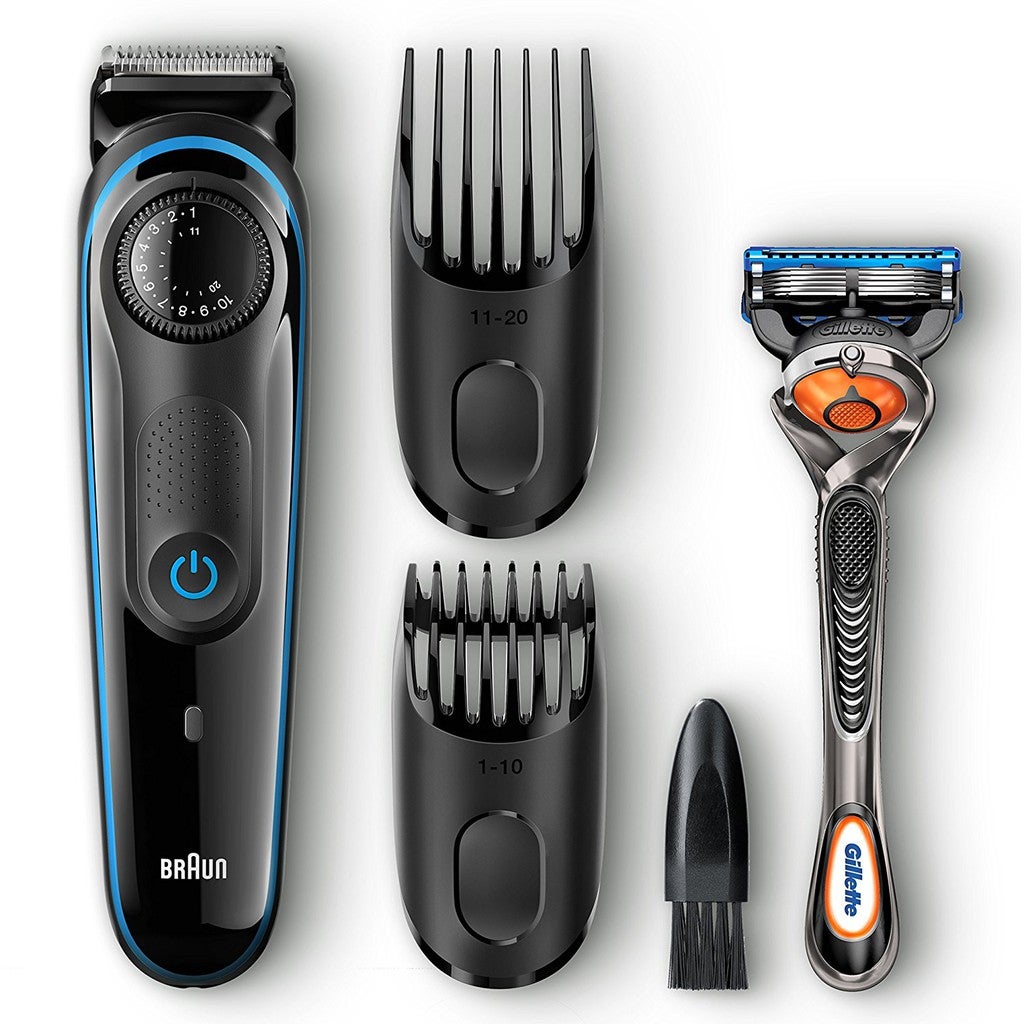 Braun BT3040 Men's Beard Trimmer/Hair Clipper, 39 Precision Length Settings