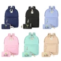 2in1 Set HOT Korea Candy colors Casual Fashion Backpack School Bag Travel Bag