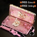 [WE] Oppo A35 F1 A57 A59 F1s A77 Luxury Bling Secret Garden Set Stand Phone Case