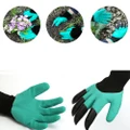 Hot NEW Garden Gloves For Digging&Planting with4 ABS Plastic Claws Gardening