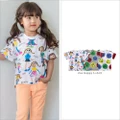 [URAVI X HOWRU] Kids Top / Zoe Happy T-Shirt / 3 Colors / Kids Wear