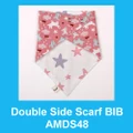 [ALMAENG X HOWRU] Kids Double Side Scarf Bib / AMDS48 / Fox Pink