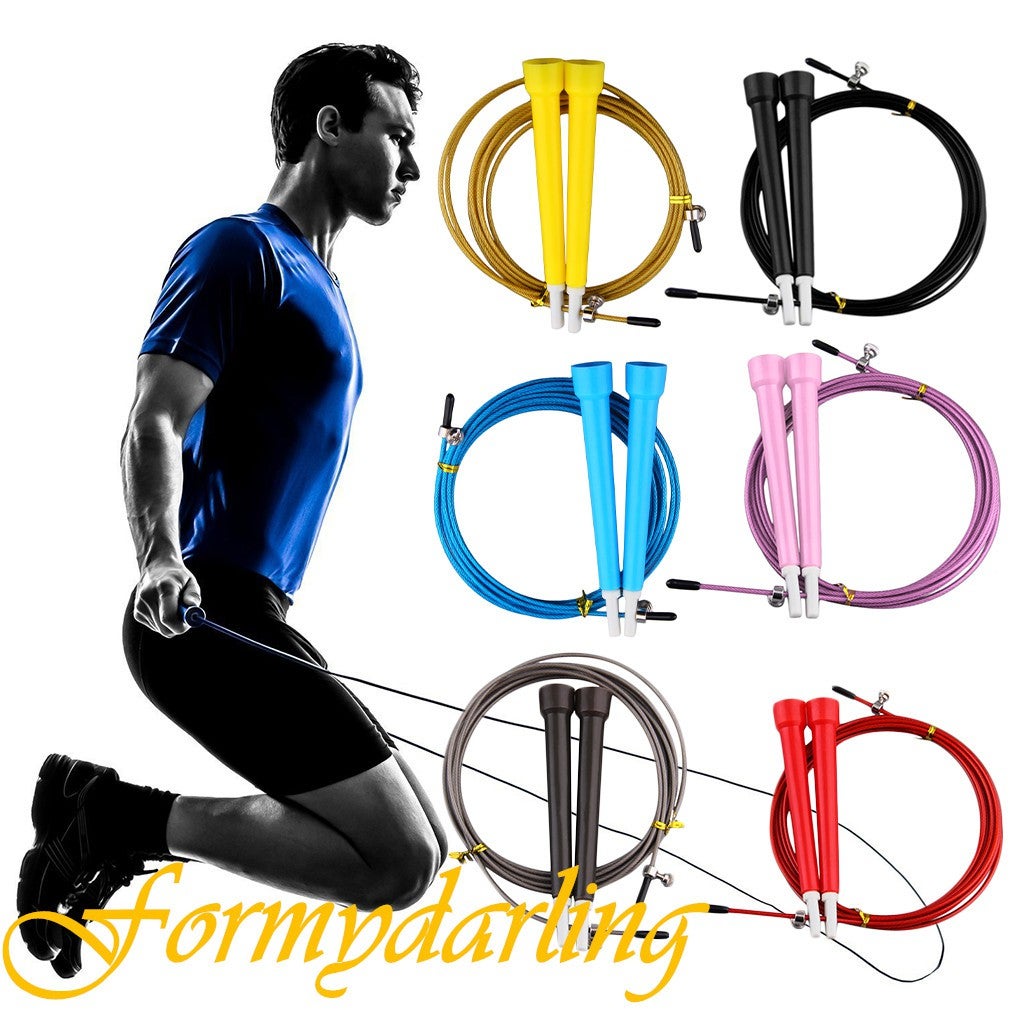 ??Ready Stock??Fast Speed ABS Handle Jump Ropes Training