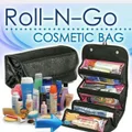 ROLL-N-GO Travel Cosmetic Toiletries Jewelry Organizer Bag