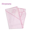 ClevaMama ClevaMama Apron Baby Bath Towel - Pink (1 Pcs/Pack) CLE-2922