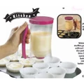 ??900ml Cupcake Pancake Cake Batter Dispenser Mix Pastry Jug Baking Maker Tools
