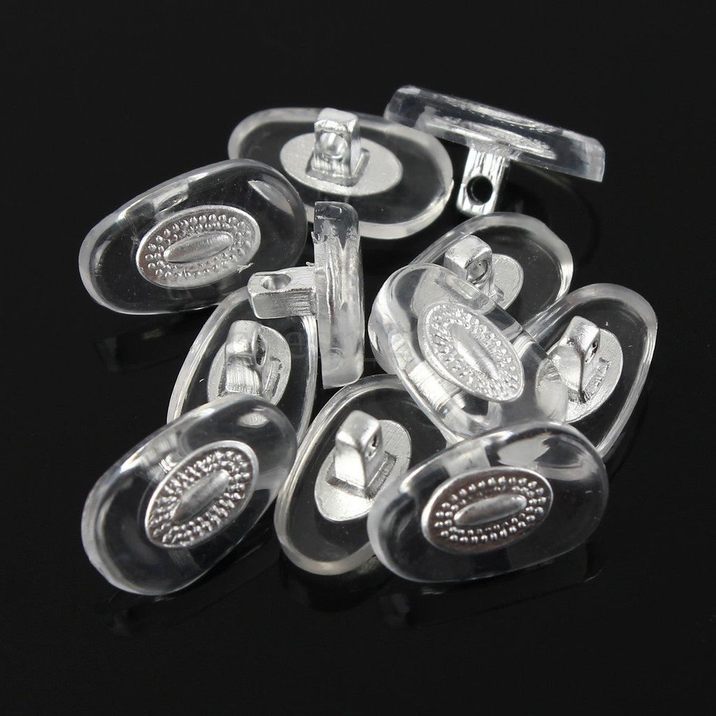 Soft Silicone SCREW ON PUSH ON IN Eyeglass Nose Pads Kit Glasses Repair Tool