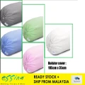 Essina Cotton Hotel Style Plain Colour Palette Bolster Case 1 piece (PILLOW NOT INCLUDED)