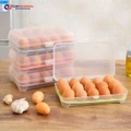 Egg Container Food Storage 15 Grid (Blue)
