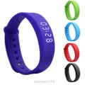 W5S 3D Pedometer LED Display Wrist Band Waterproof Bracelet Fitness Tracker For IOS Android