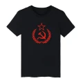 Alimoo Men & Women Cotton T-Shirt Soviet Union CCCP Big Size Unisex Tops