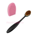HSTMakeup Brush Oval Toothbrush-shaped Foundation Brush Tools+cleaning egg tool