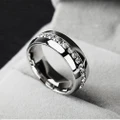 Men Women Couple Stainless Steel Wedding Ring Titanium Engagement Band