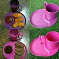 Tupperware mug n plate