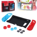 Anti-slip Silicone Cover Skin Case Protection Kit for Nintendo Switch