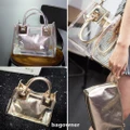 Transparent Zipper Fashion Casual Women Handbag