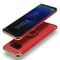 for Samsung S7 Edge S8 S8 Plus 3 in 1 with Ring Stand Slim Android Hard Case