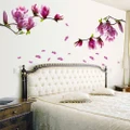 Magnolia Flower Home Household Room Wall Sticker Mural Decor Decal Removable New